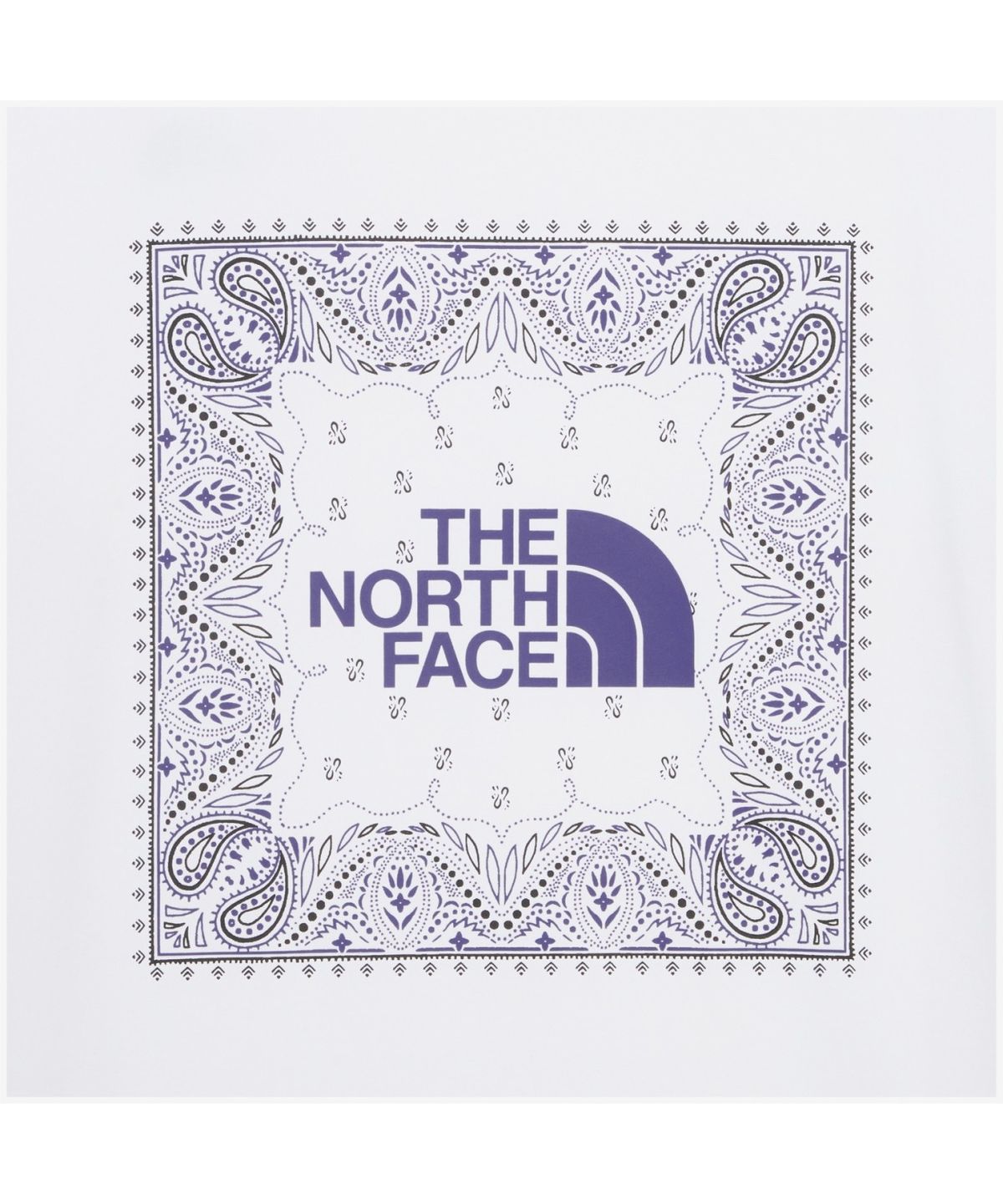 노스페이스(THE NORTH FACE) NT7UR13B 남성 반다나 반팔 티셔츠 WHITE