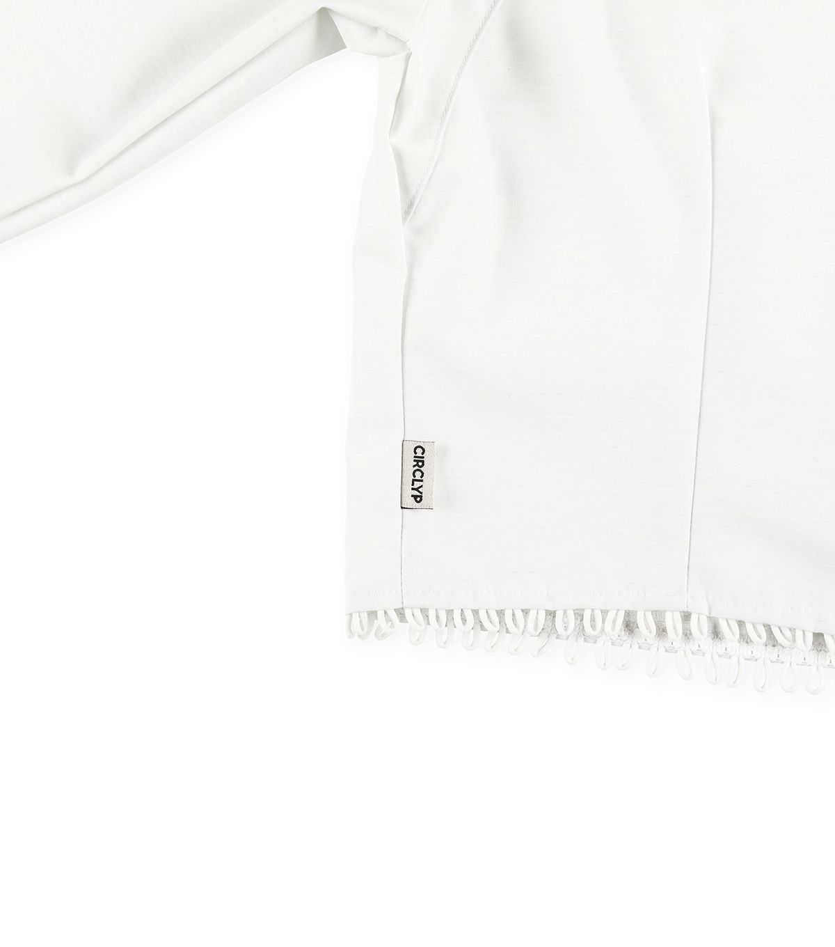 큐클리프(CUECLYP) [BB] Snap Slim Fit Shirts  (White)