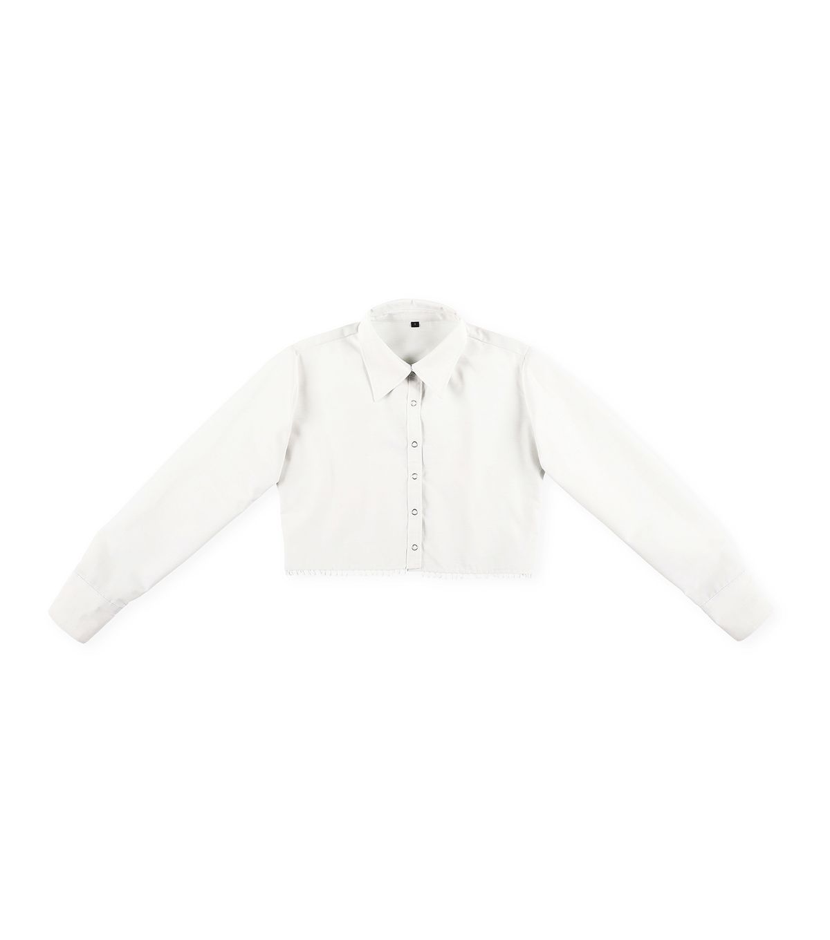 큐클리프(CUECLYP) [BB] Snap Slim Fit Shirts  (White)