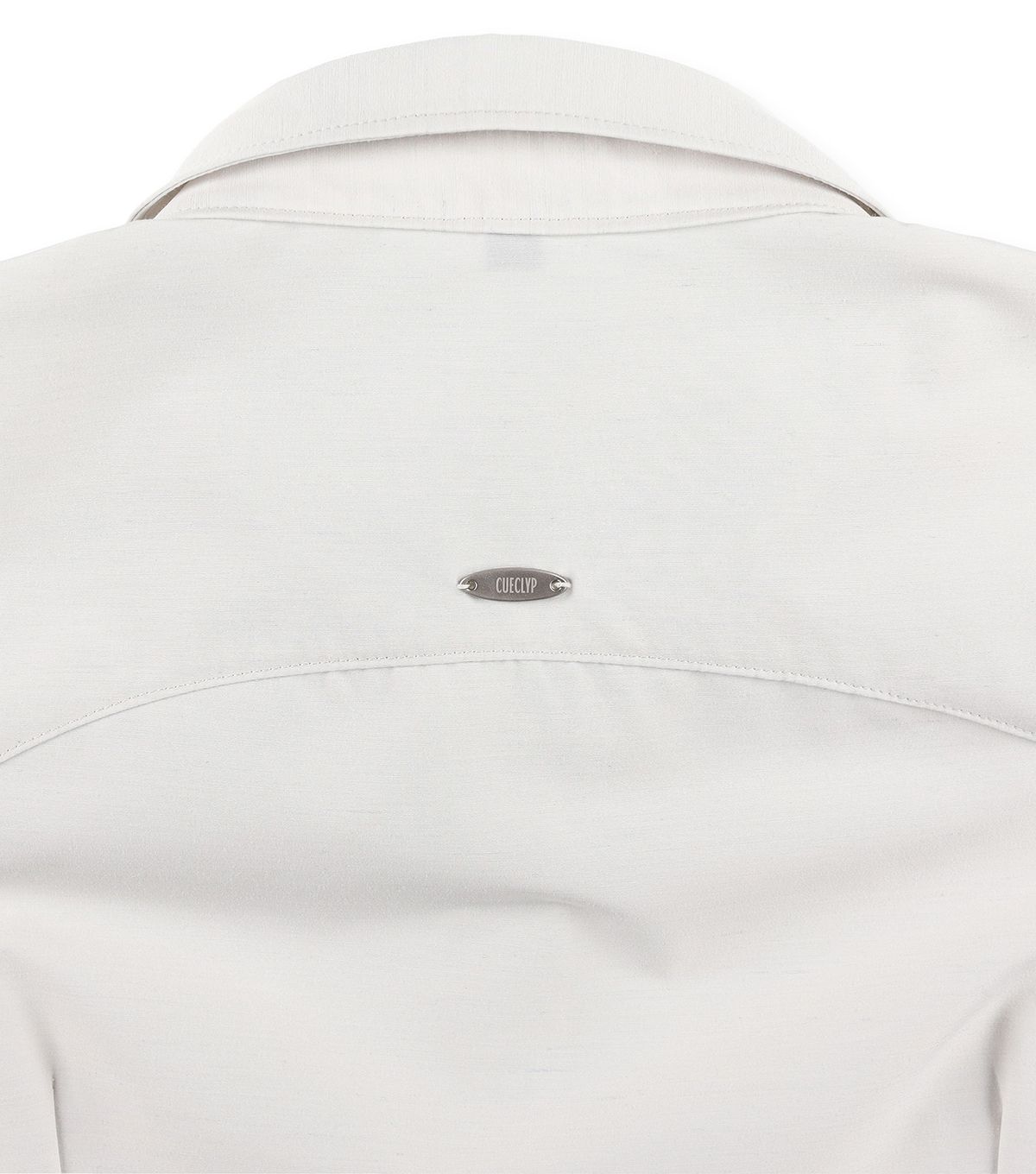 큐클리프(CUECLYP) [BB] Snap Slim Fit Shirts  (Ivory)