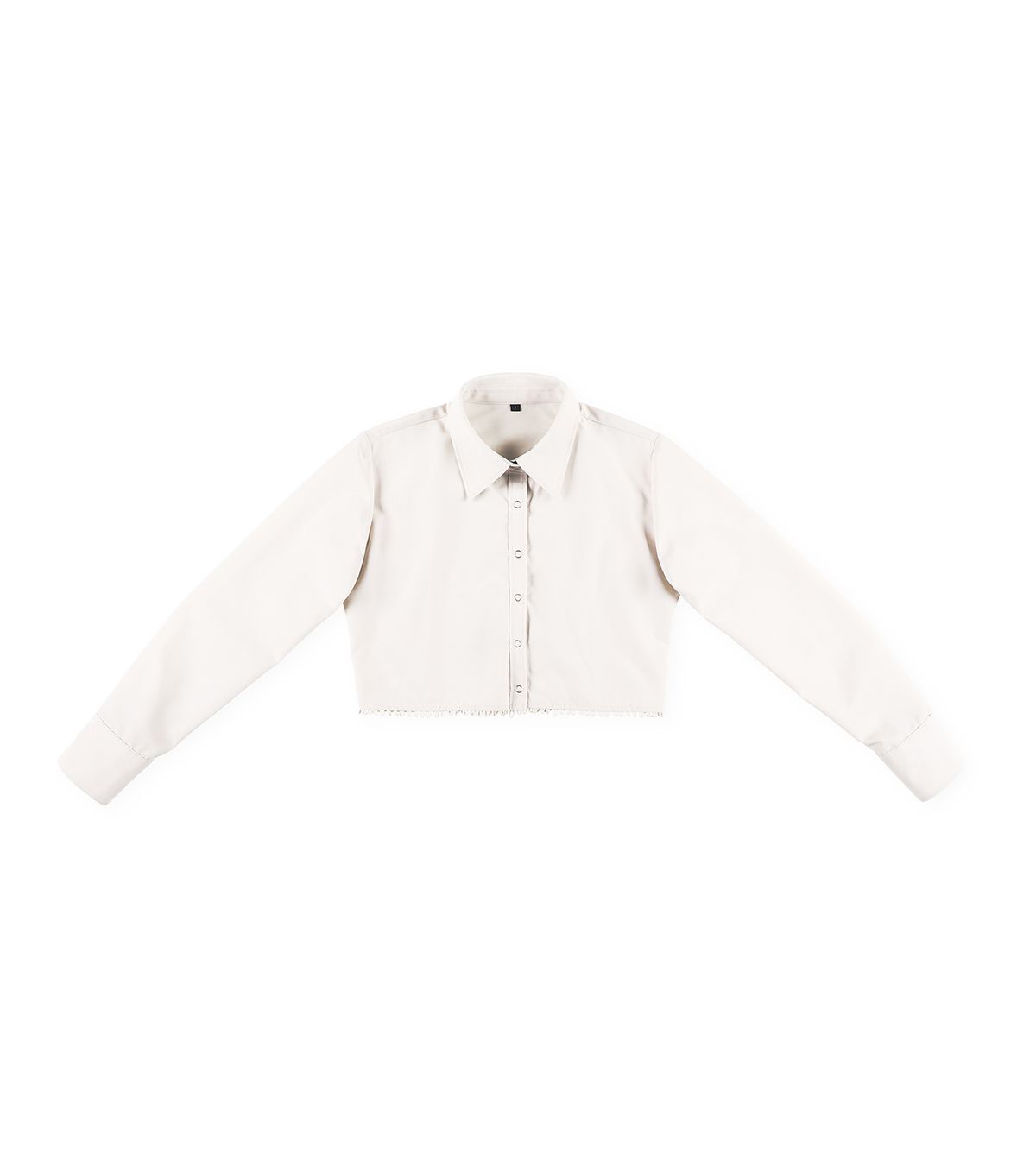 큐클리프(CUECLYP) [BB] Snap Slim Fit Shirts  (Ivory)