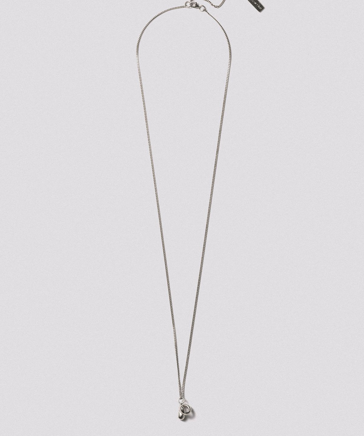 휴스타드(HUSTAD) 241 Twist Flower Necklace_925 실버 네크리스