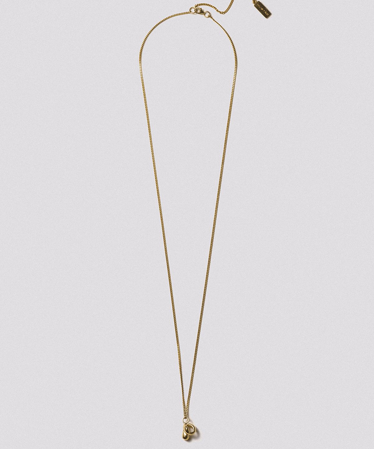 휴스타드(HUSTAD) 241 Gold Twist Flower Necklace_925 실버 / 14k 골드 네크리스
