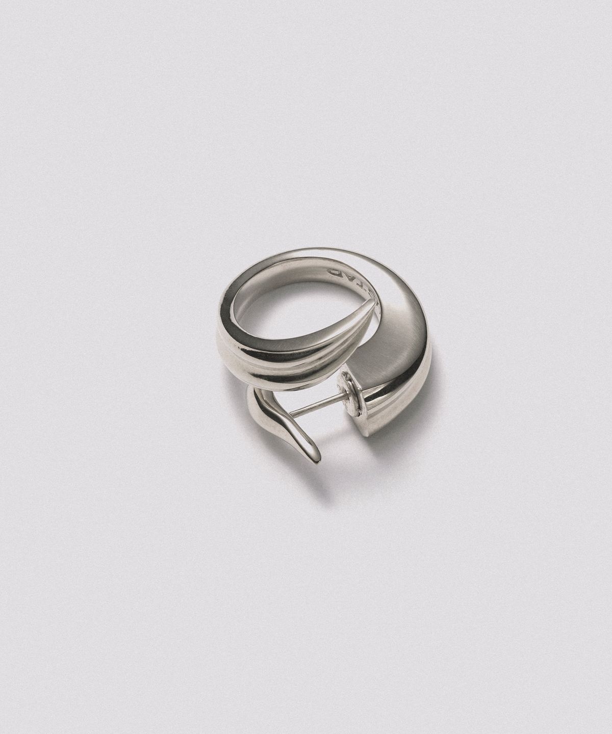 휴스타드(HUSTAD) 242 Flower Leaf Earring_ 925 실버 이어링