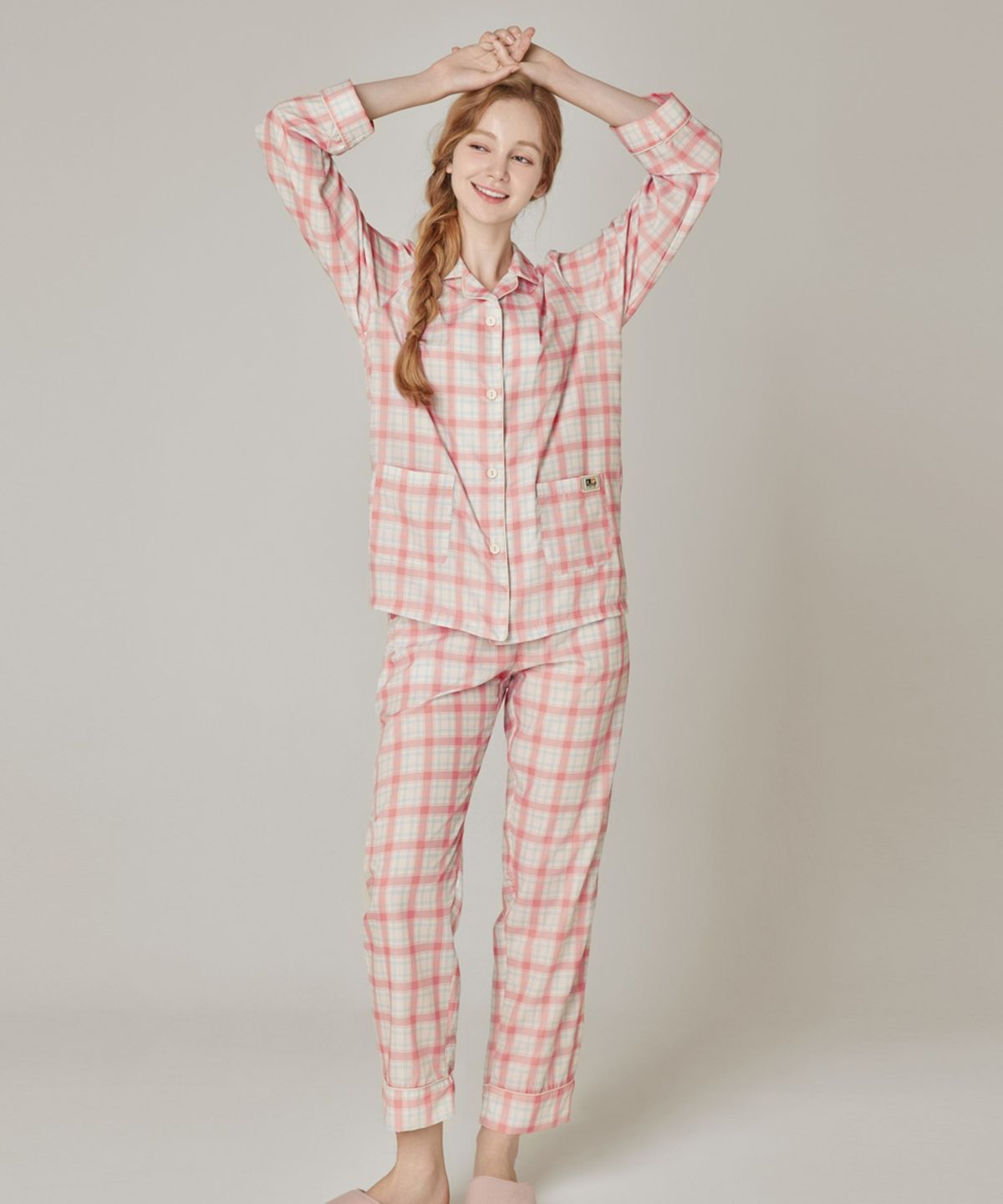 비와이씨(BYC) [SET] 면 레이온 여성 잠옷_PEACH PINK