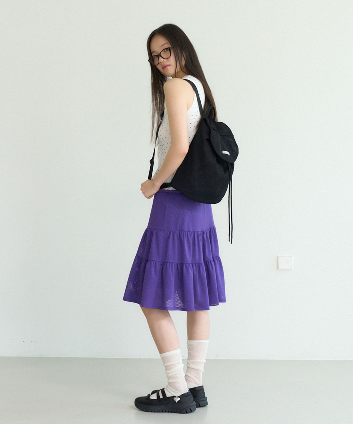 펀프롬펀(FUNFROMFUN) Easy Mesh Backpack (Black)