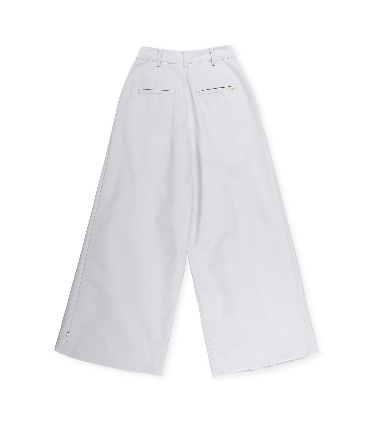 큐클리프(CUECLYP) [BB] Wide Two Tuck Slacks (Gray)