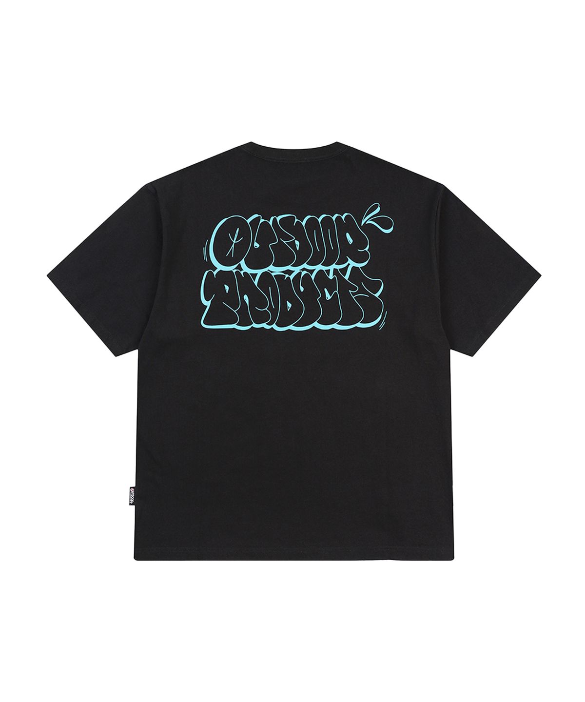 아웃도어 프로덕츠(OUTDOOR PRODUCTS) GRAFFITI LOGO T-SHIRTS (BLACK)