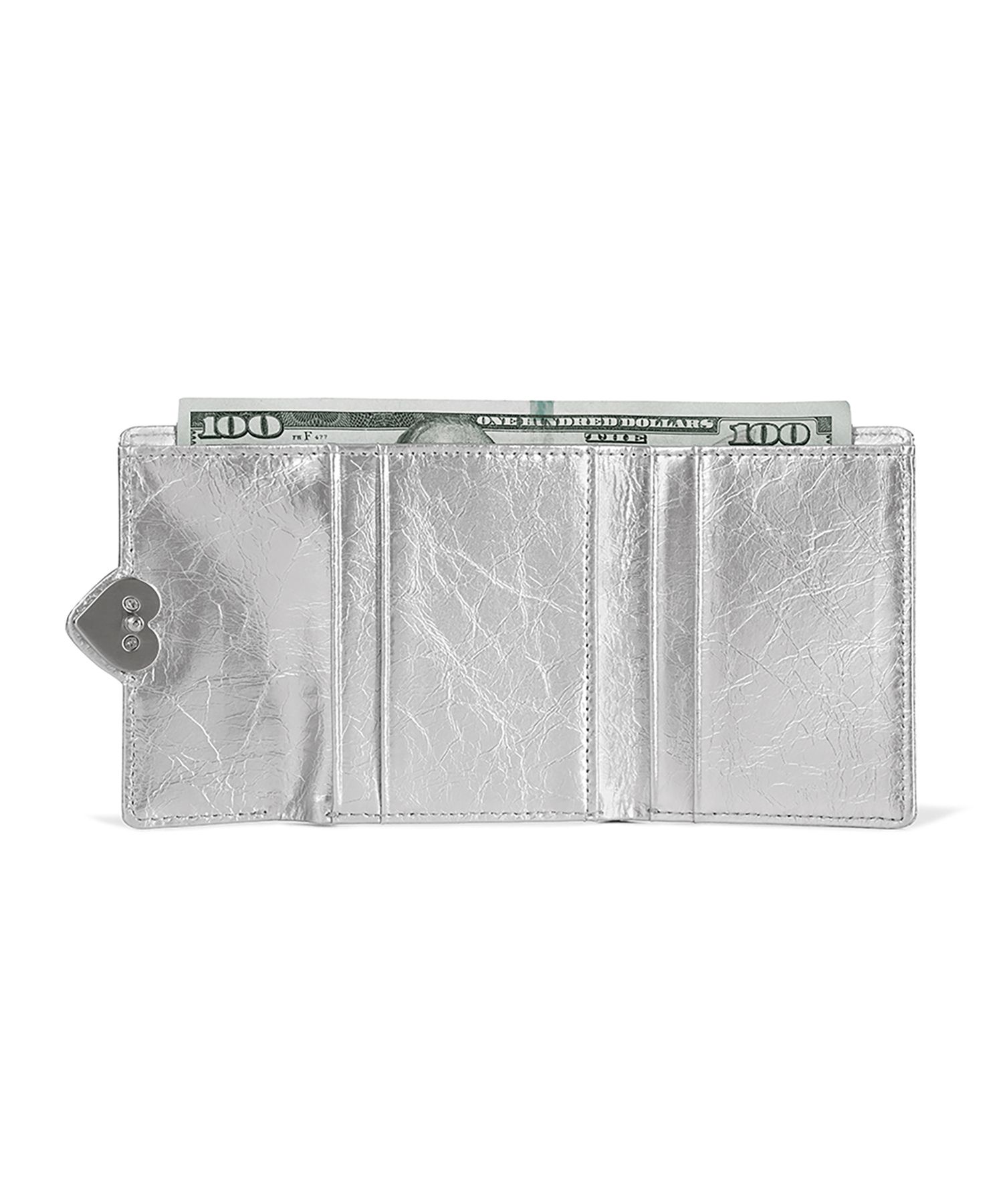 ●Fennec● HEARTY FLAP WALLET SILVER FB1WT01SIF MUSINSA | fennec HEARTY FLAP WALLET - SILVER