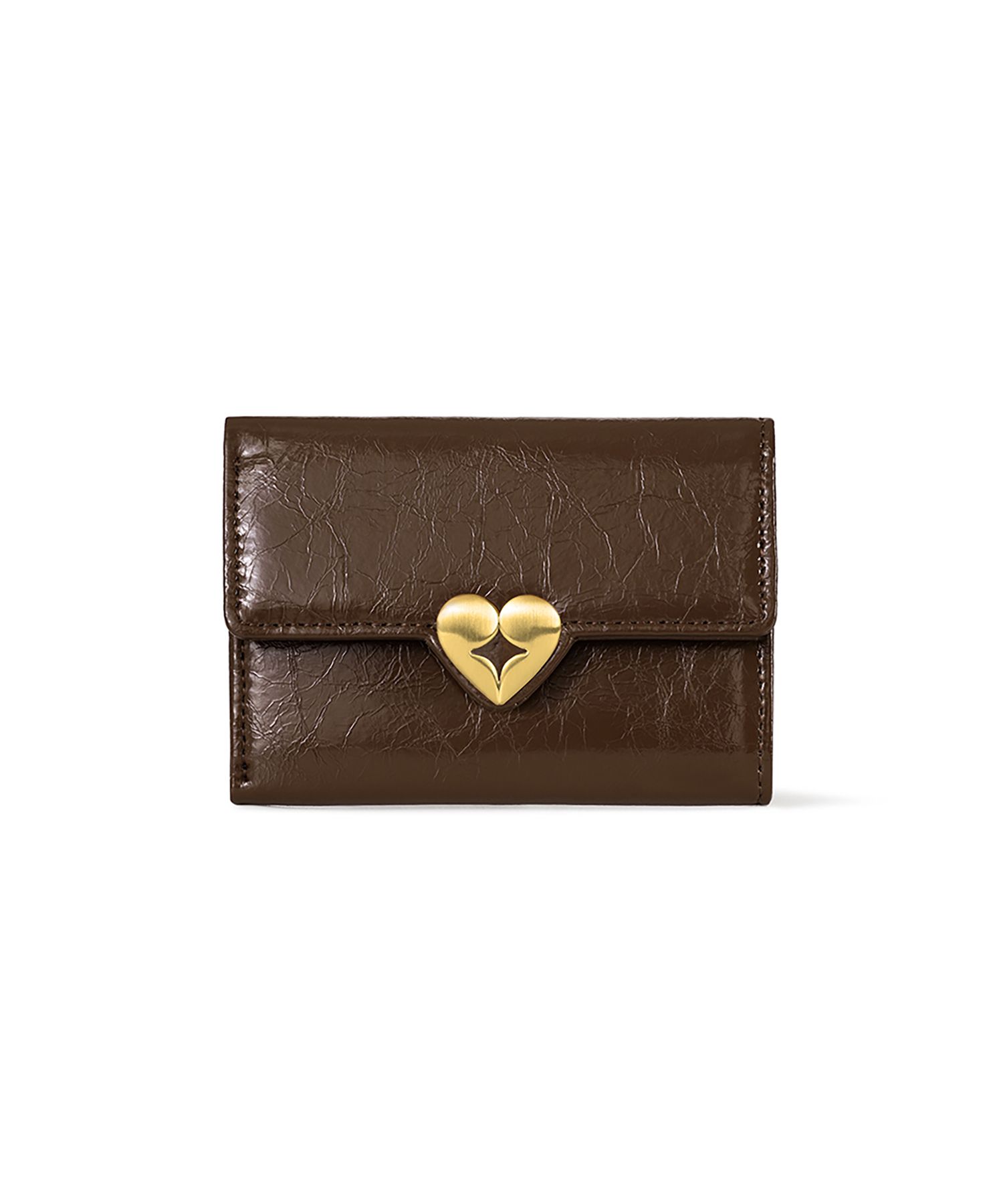 ●Fennec● HEARTY FLAP WALLET MOCHA BROWN FB1WT01MBF MUSINSA | fennec HEARTY FLAP WALLET - MOCHA BROWN