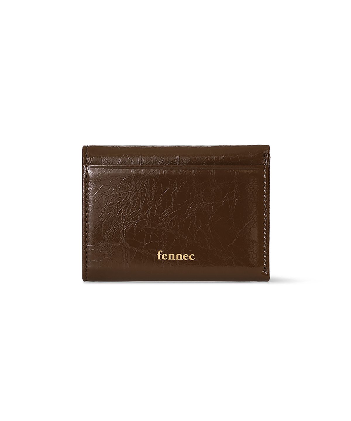 페넥(FENNEC) HEARTY FLAP WALLET - MOCHA BROWN