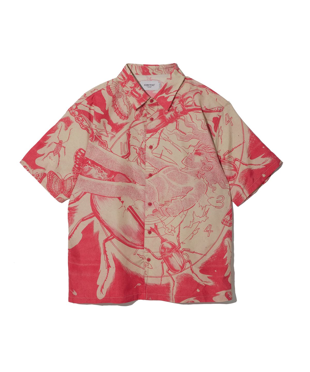크리틱(CRITIC) CRITIC X INSECT BOY GRAPHIC SHIRT RED