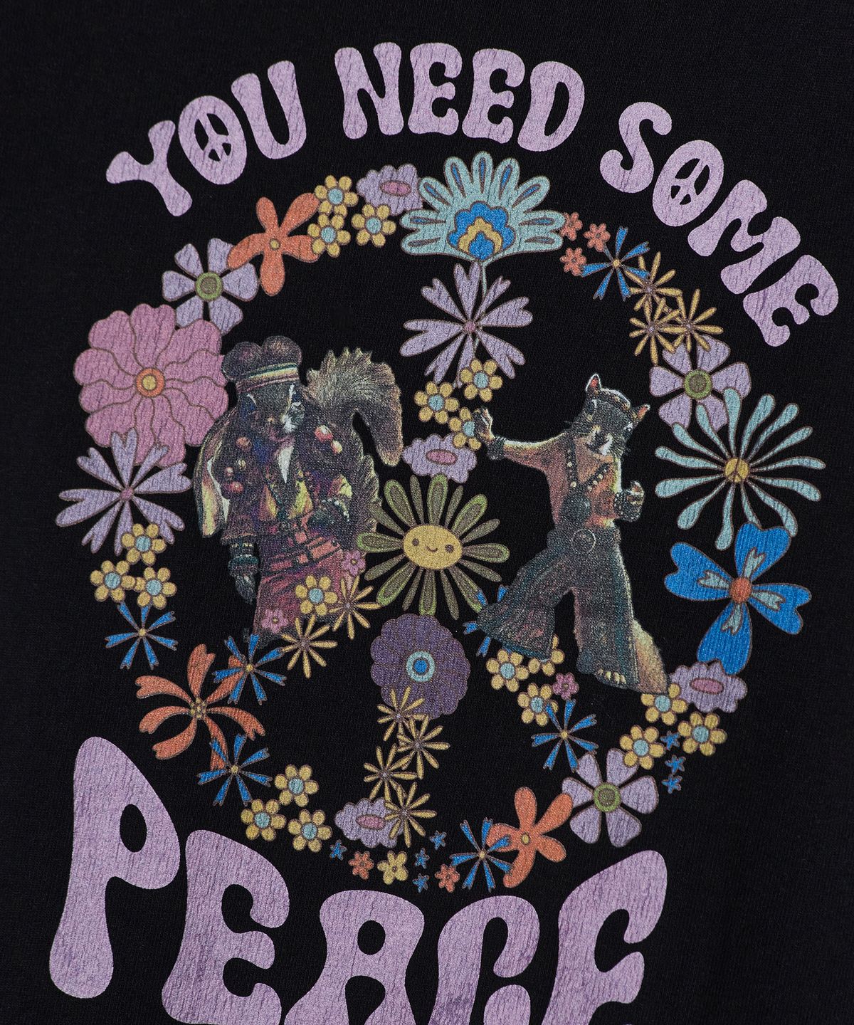 크리틱(CRITIC) YOU NEED SOME PEACE T-SHIRTS(FOR WOMAN) BLACK