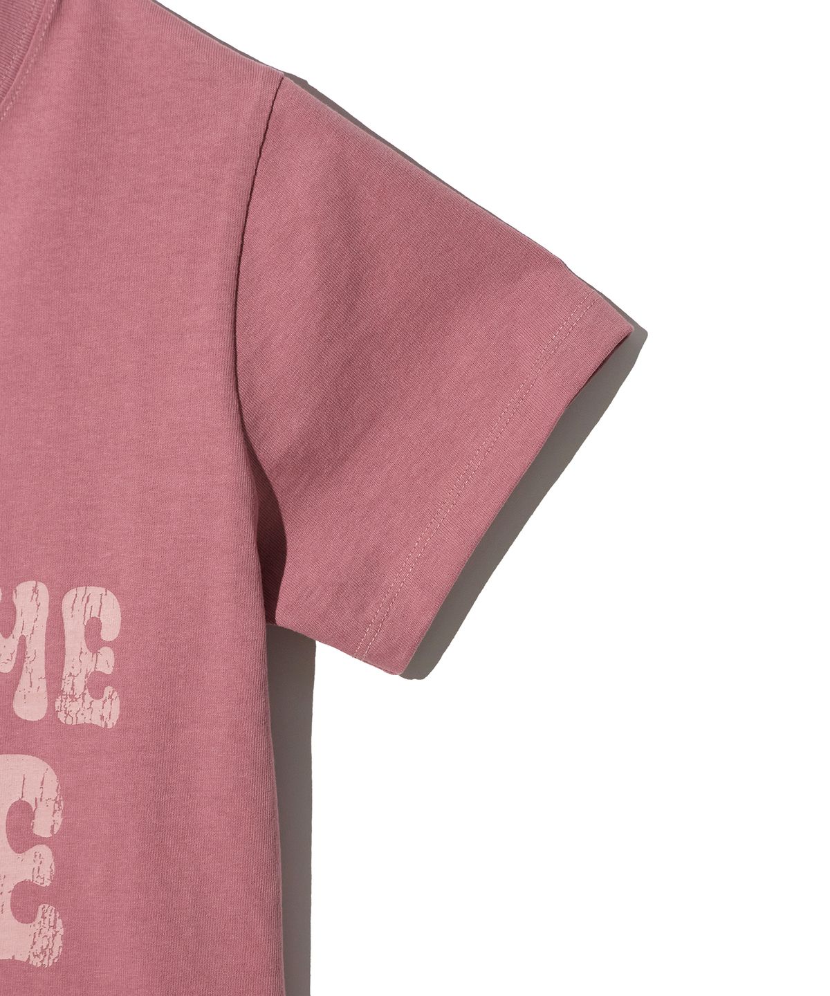 크리틱(CRITIC) YOU NEED SOME PEACE LOGO T-SHIRT (FOR WOMEN) PINK