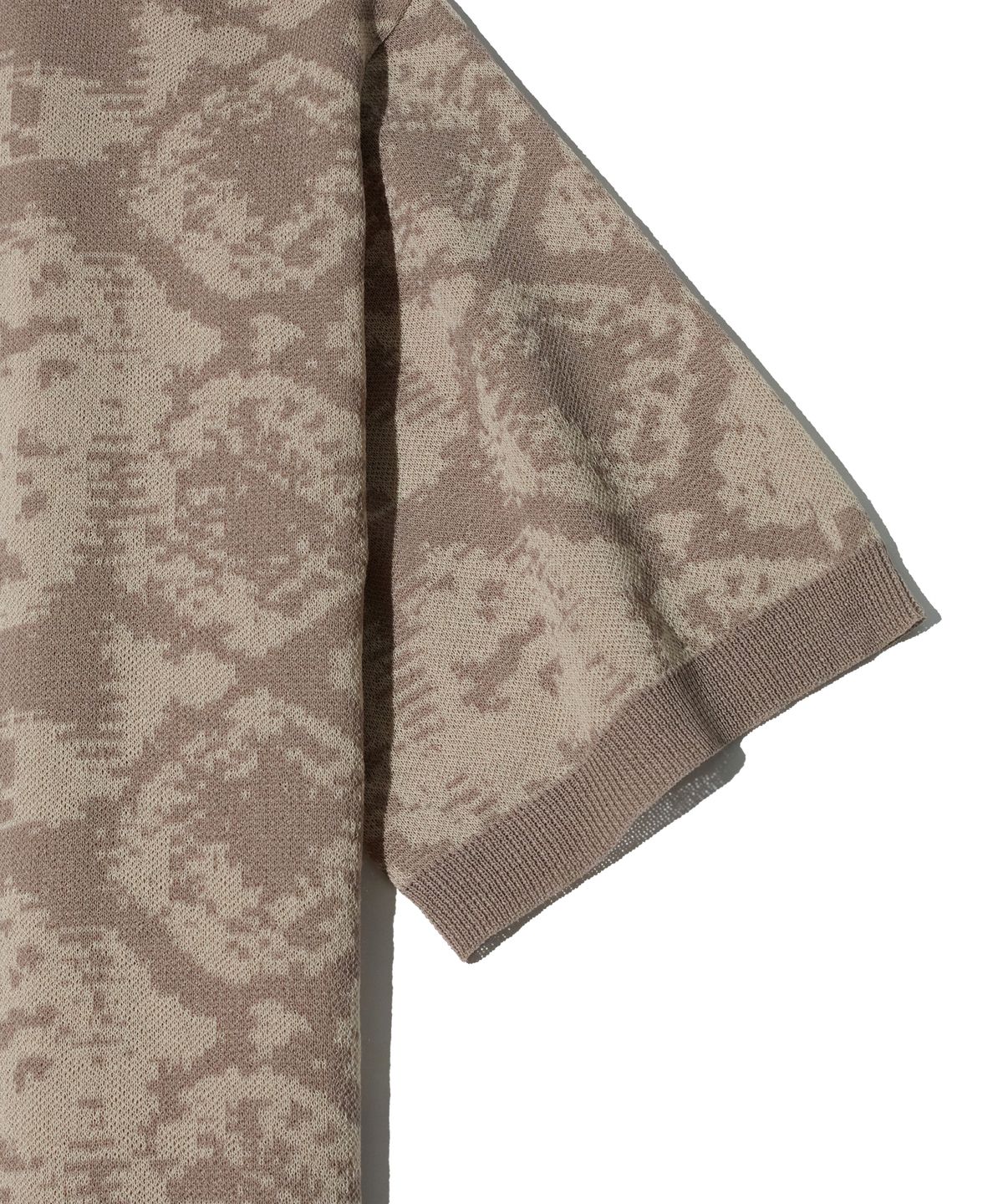 크리틱(CRITIC) PYTHON KNIT ZIP UP BEIGE