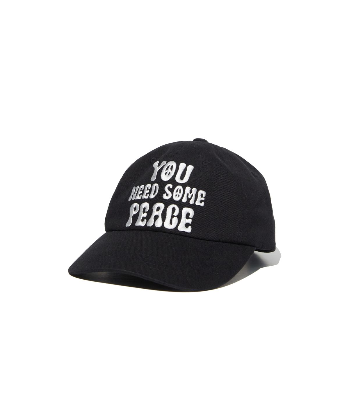 크리틱(CRITIC) YOU NEED SOME PEACE LOGO CAP BLACK