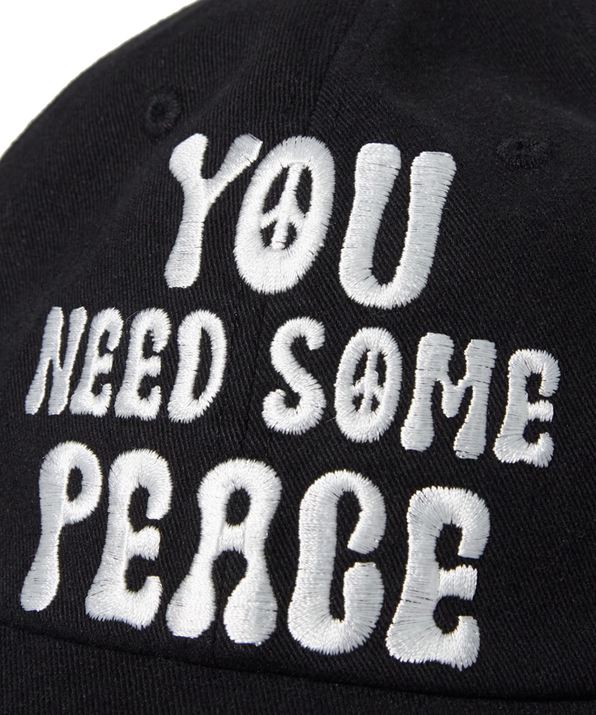 크리틱(CRITIC) YOU NEED SOME PEACE LOGO CAP BLACK