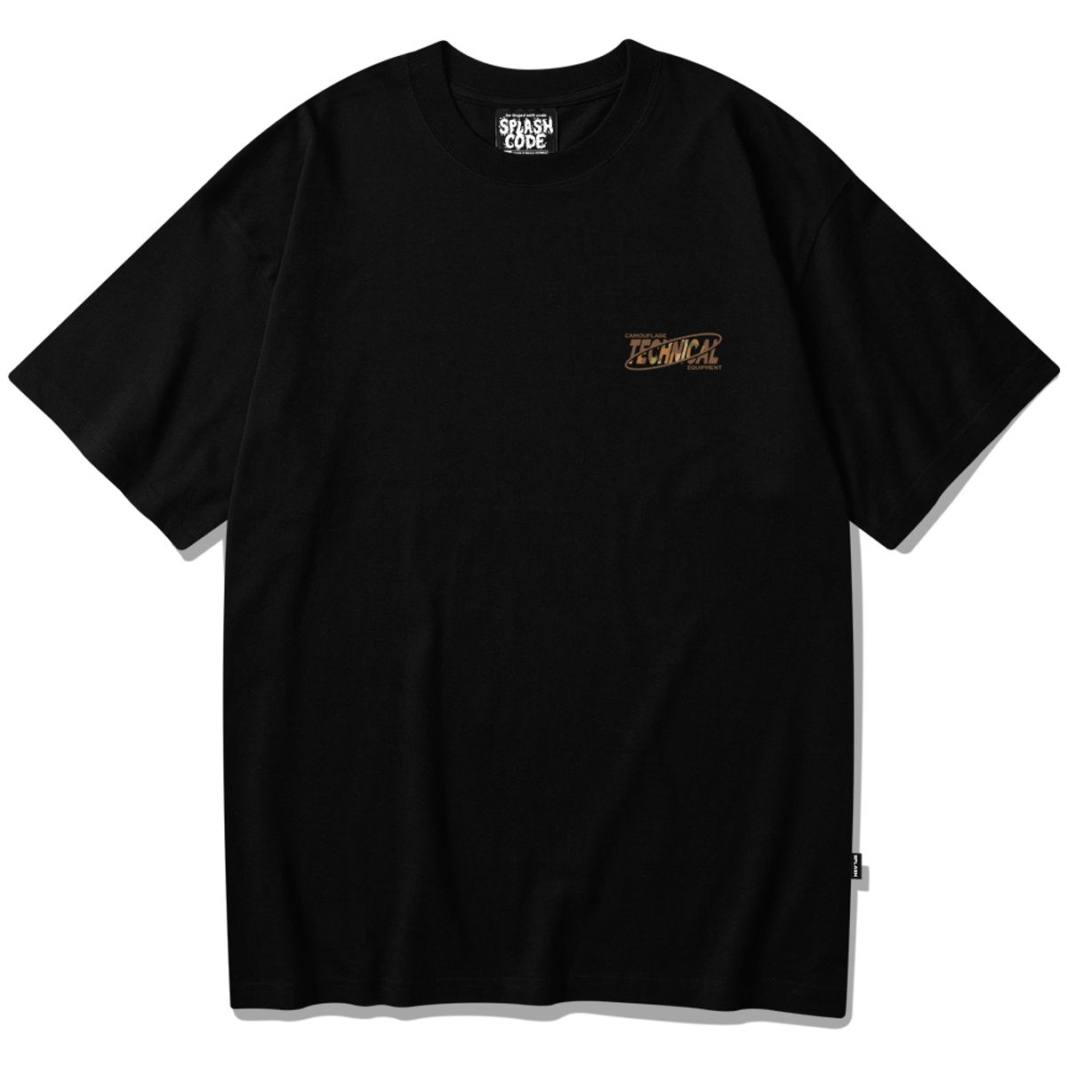 스플래시코드(SPLASHCODE) 반팔 티셔츠 블랙 - 덕 헌터 카모(Duck Hunter Camo)