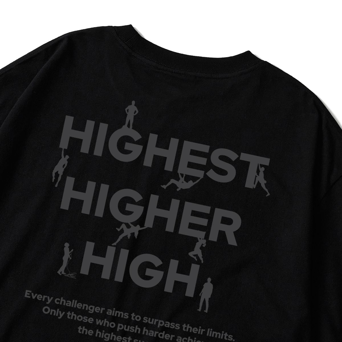 스플래시코드(SPLASHCODE) 반팔 티셔츠 블랙 - 하이어(Higher)