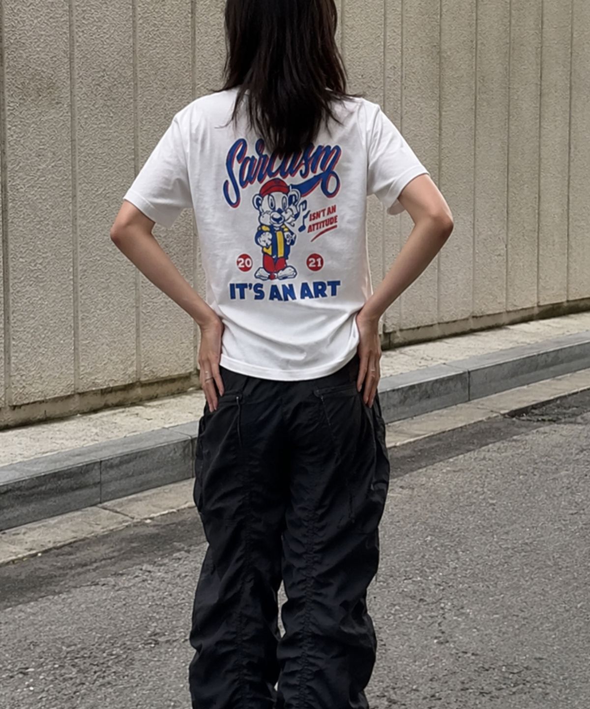 언리미트(UNLIMIT) Sarcasm Tee (U25BTTS507)