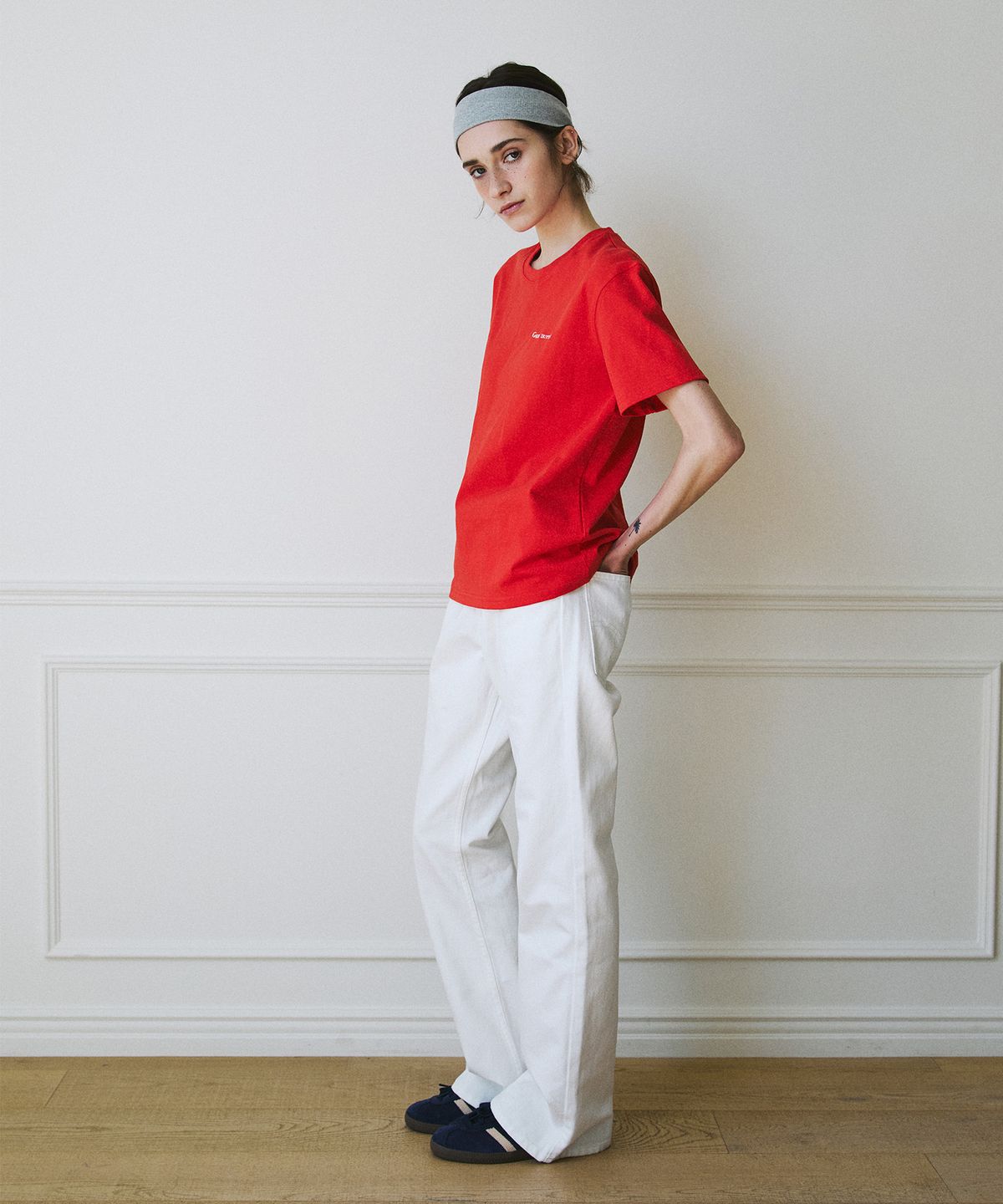그린버터(GREENBUTTER) Cozy Solid Tee (Red)