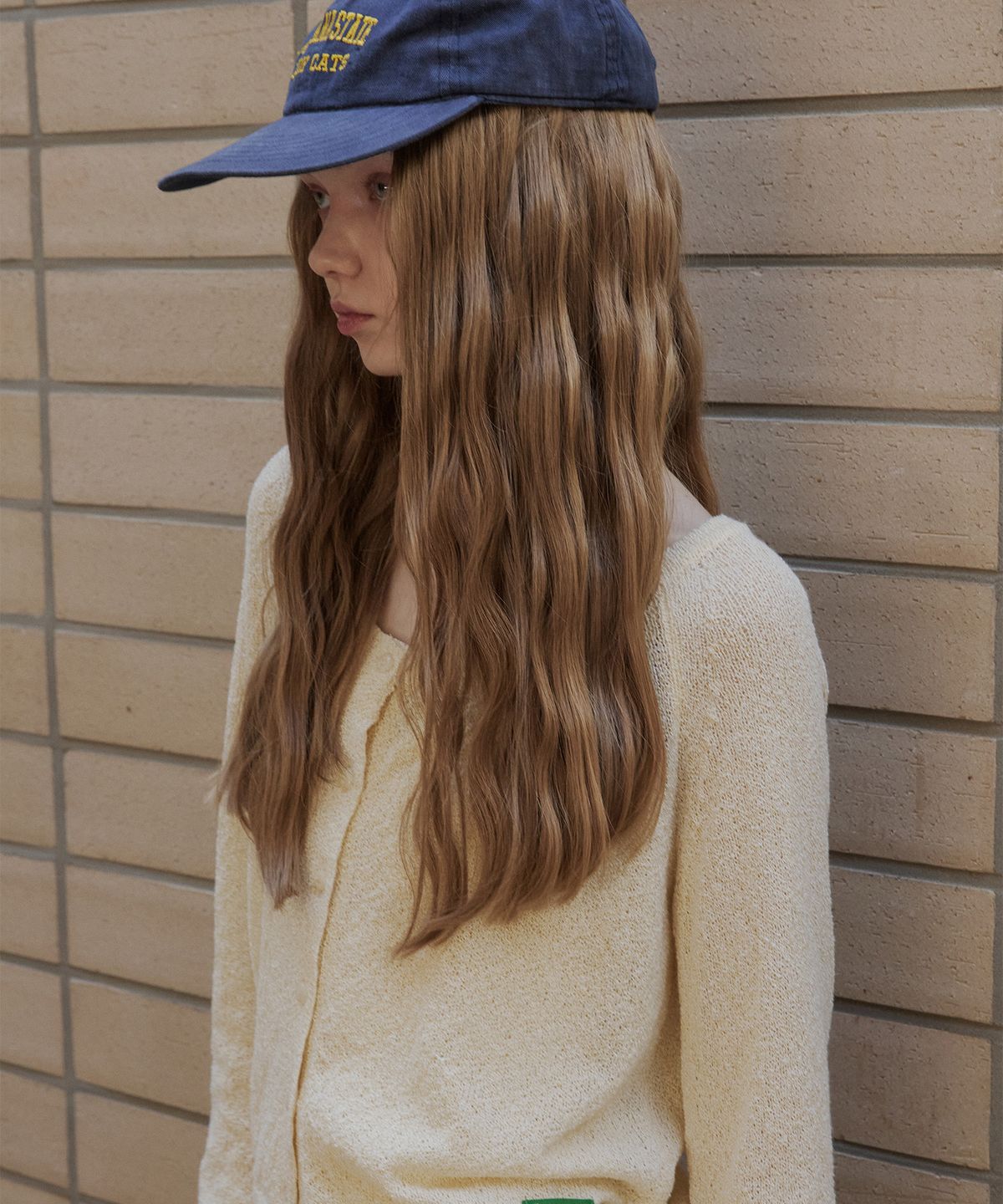 그린버터(GREENBUTTER) Summer Boucle Cardigan (Butter)