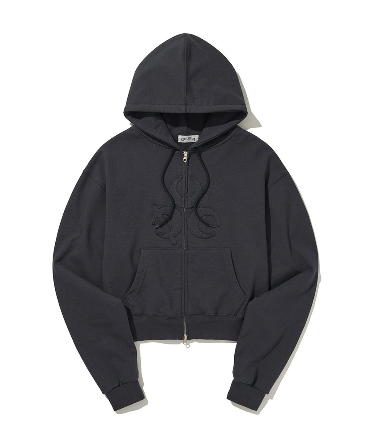 디오스피스(DAUSPICE) (DUC) Symbol Hoodie Zip-up Vintage Black