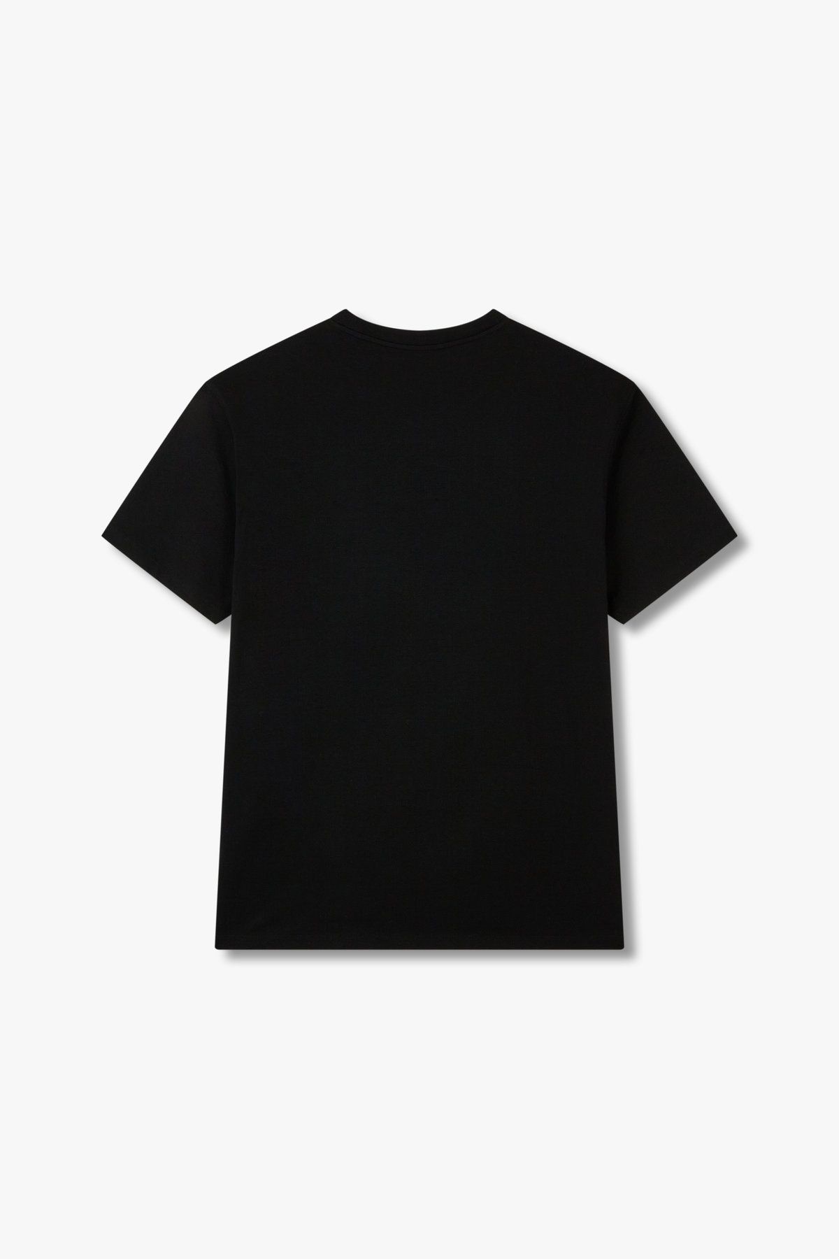 아르마니 익스체인지(ARMANI EXCHANGE) 남성 멀티 로고 크루넥 티셔츠_블랙 A415130031