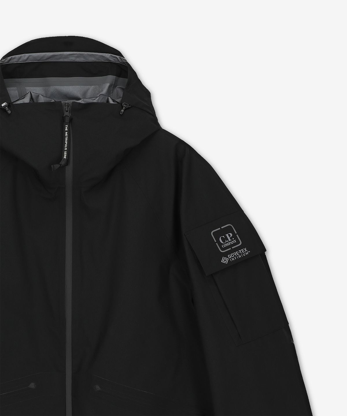씨피 컴퍼니(CP Company) 메트로폴리스 고어텍스 인피니움 재킷 - 블랙 / 18CLOW008A110031A999