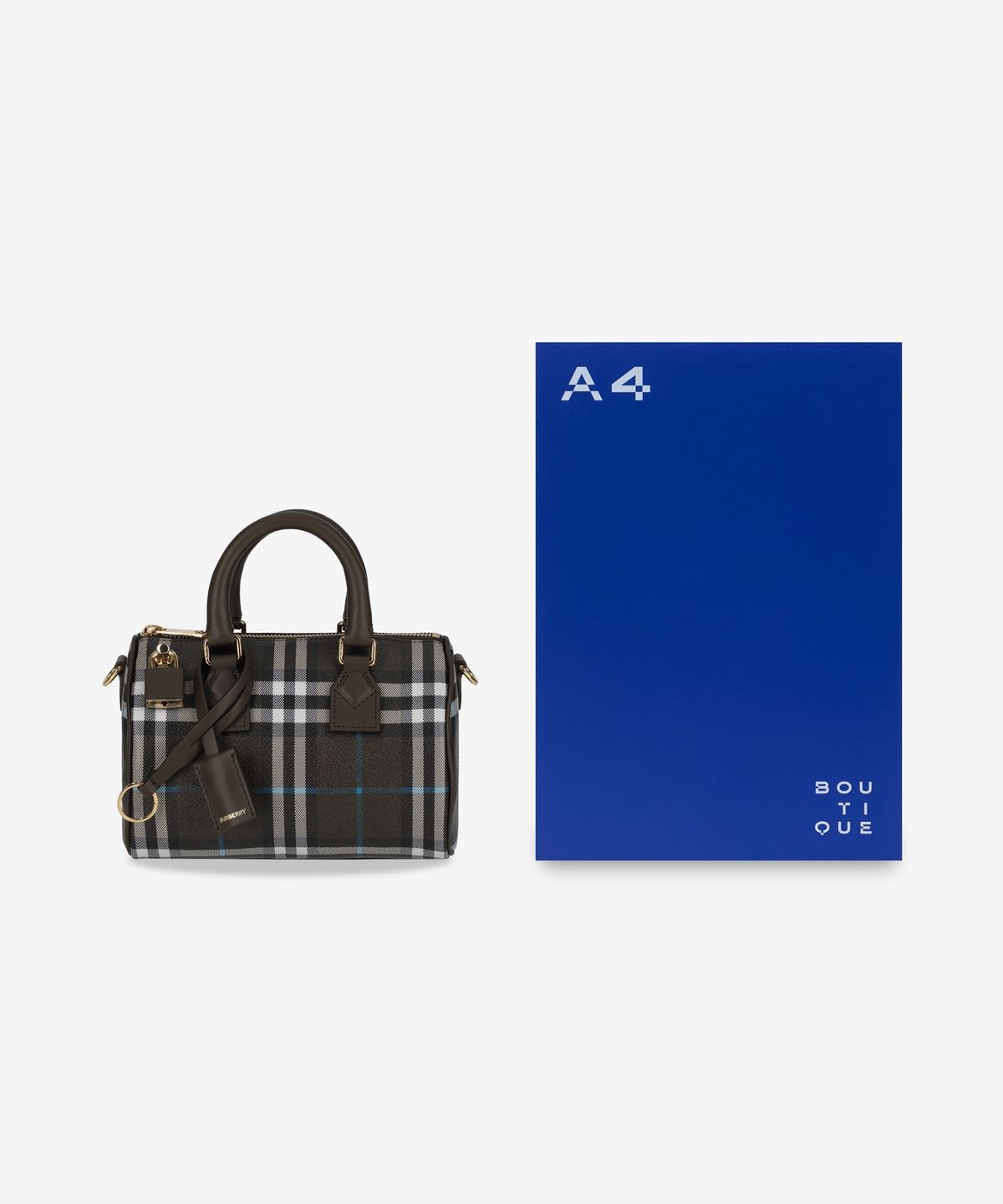 버버리(BURBERRY) 미니 볼링 토트백 - 스너그 / 8108262