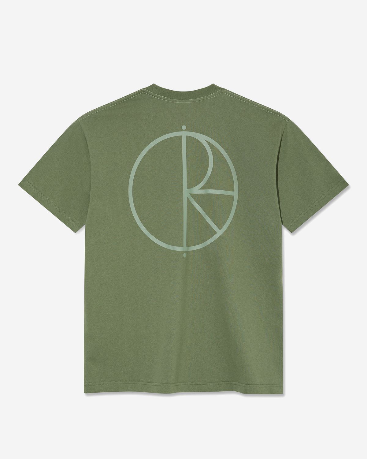 폴라(POLAR) STROKE LOGO CONTRAST TEE [MOSS GREEN]