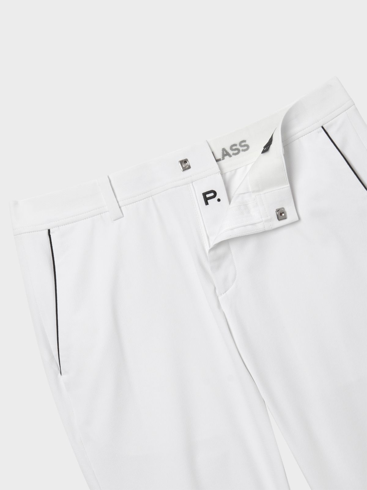 피레티(PIRETTI) 엘리트 조직감 테이퍼드 팬츠 M_White