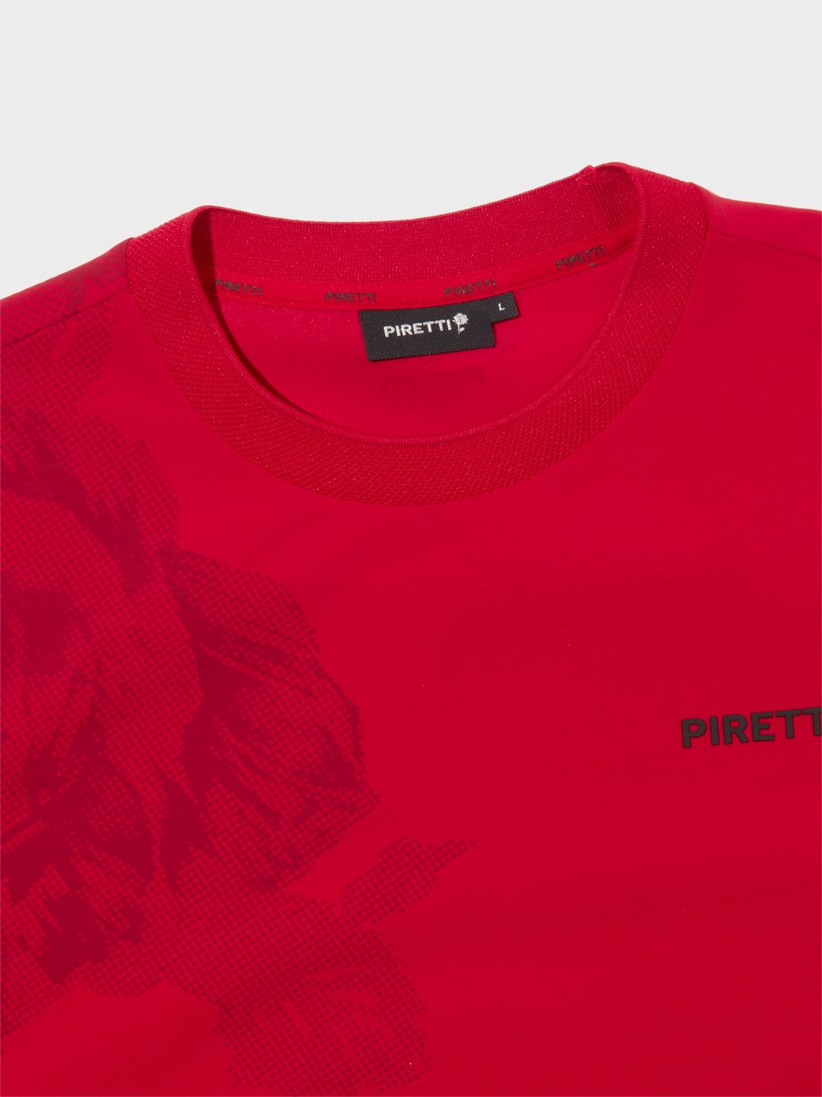 피레티(PIRETTI) 투터로즈 프린트 라운드 M_Crimson