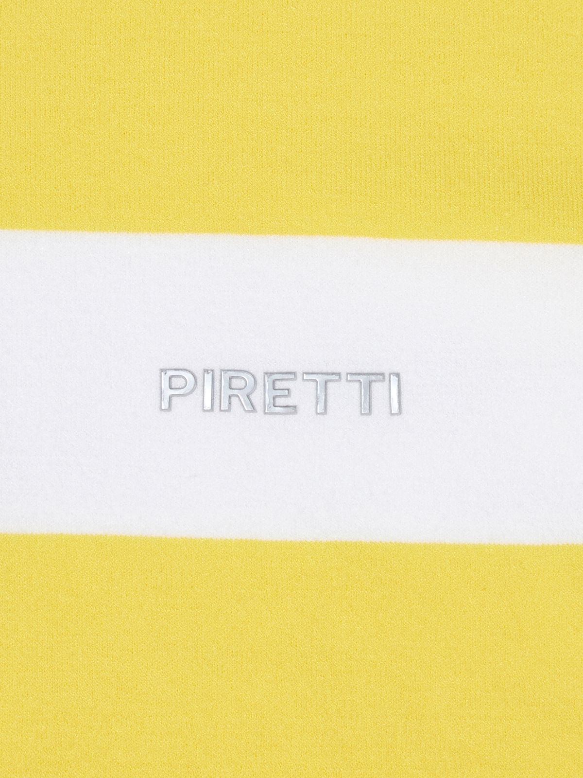 피레티(PIRETTI) 엘리트 스트라이프 니트 티셔츠 W_Yellow