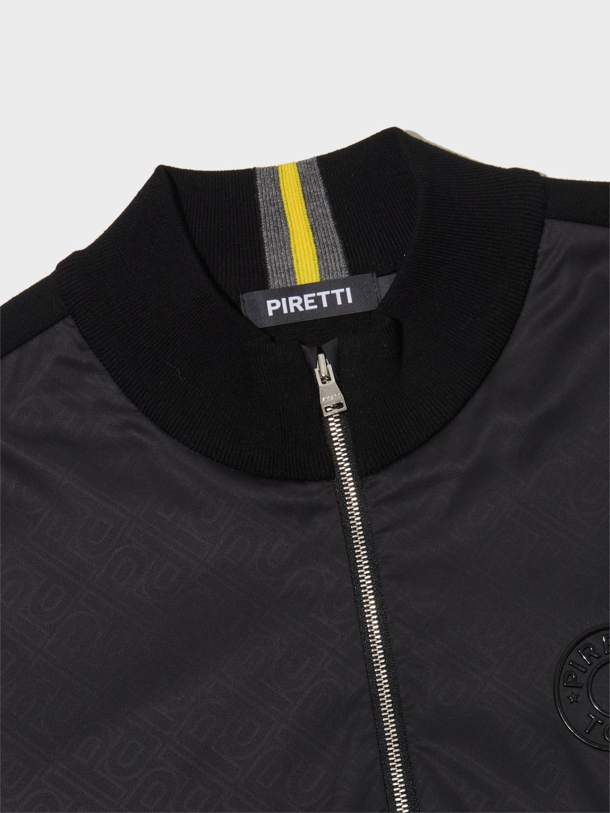 피레티(PIRETTI) 마테라 우븐 하이브리드 스웨터 M_Black