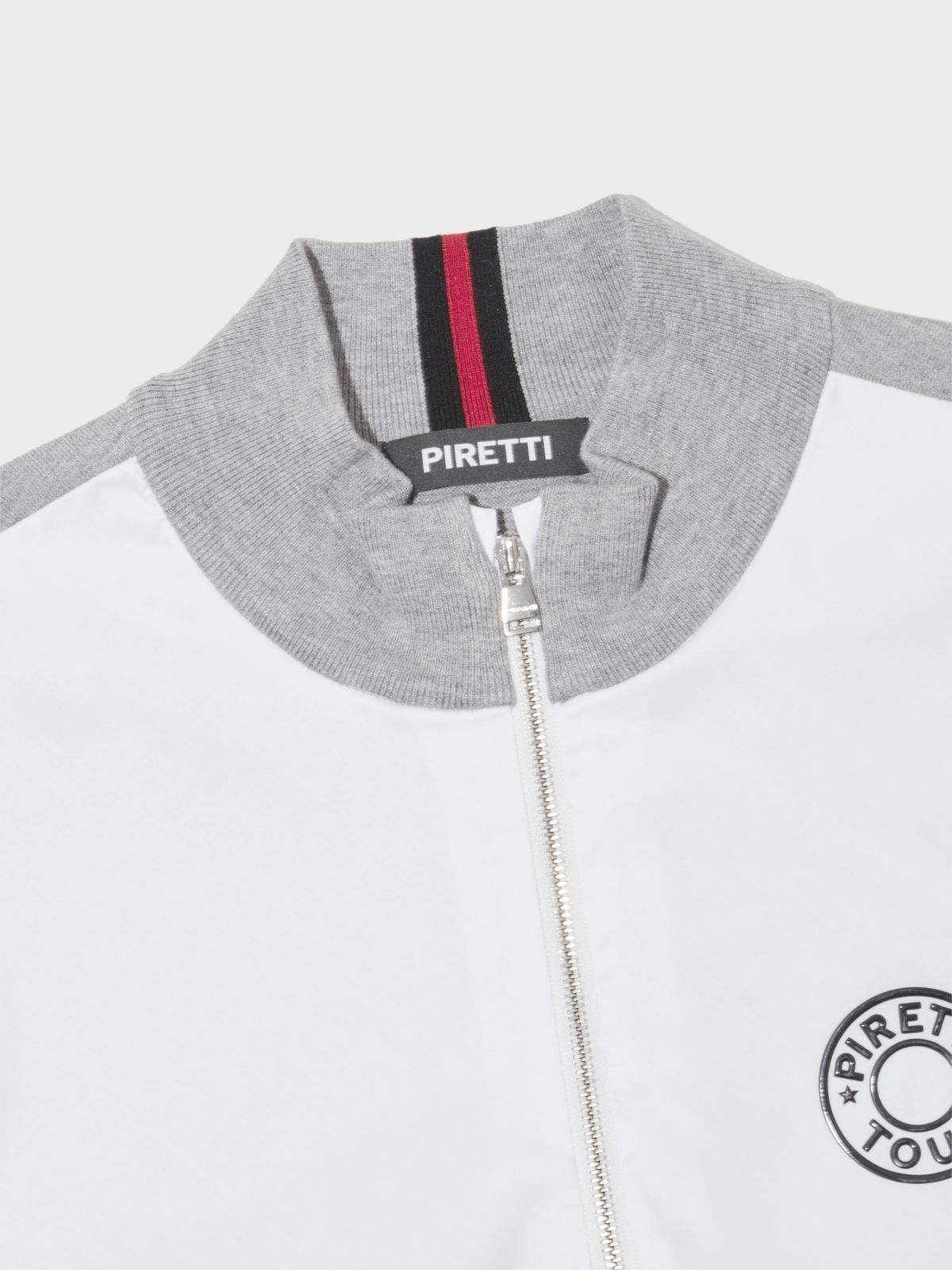 피레티(PIRETTI) 마테라 우븐 하이브리드 스웨터 M_Light Grey