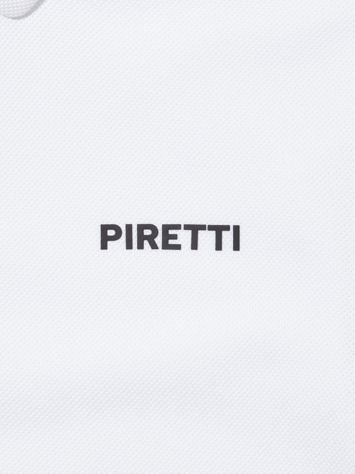 피레티(PIRETTI) 투터로즈 조직감 폴로 티셔츠 M_White