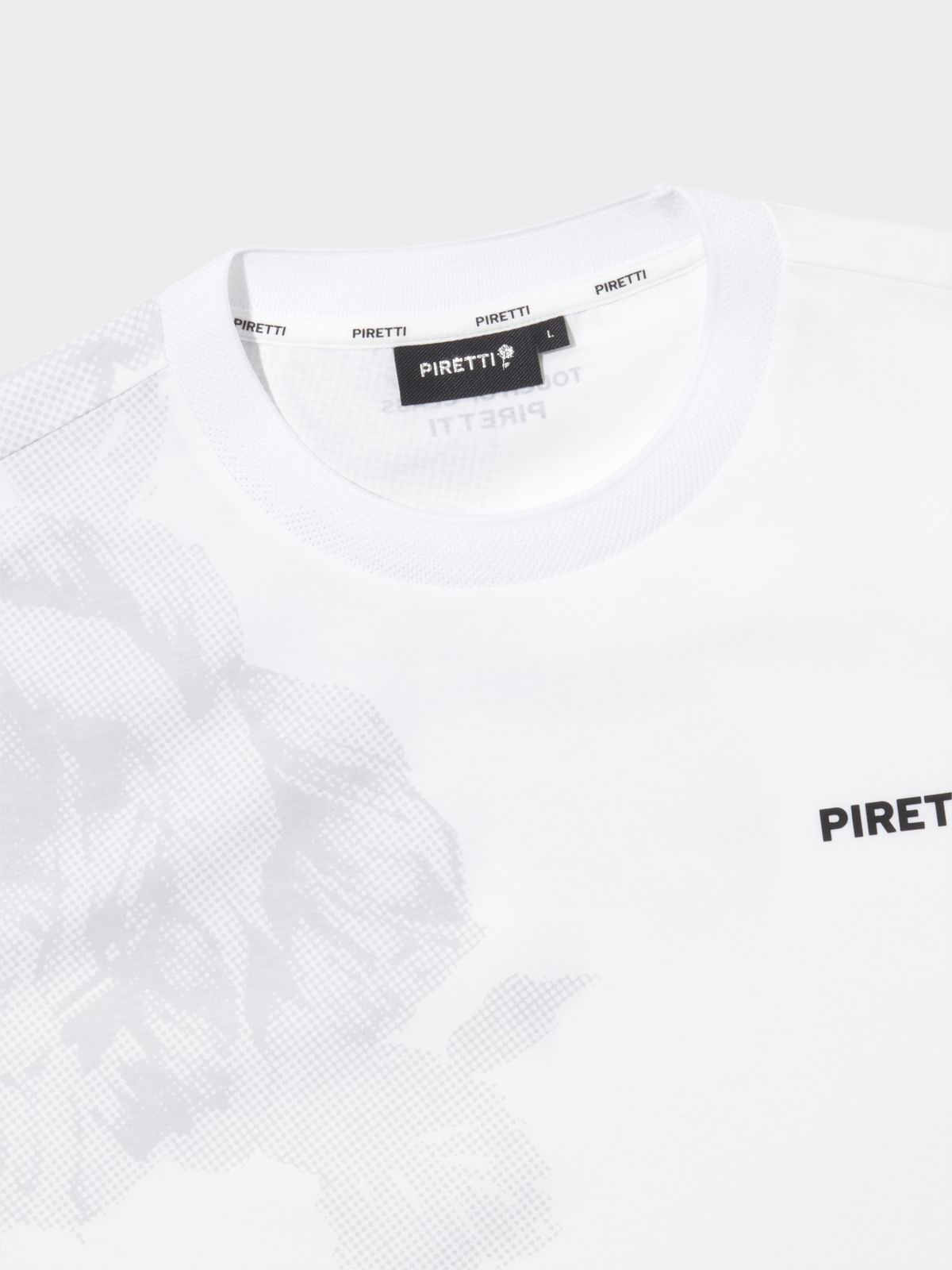 피레티(PIRETTI) 투터로즈 프린트 라운드 M_White