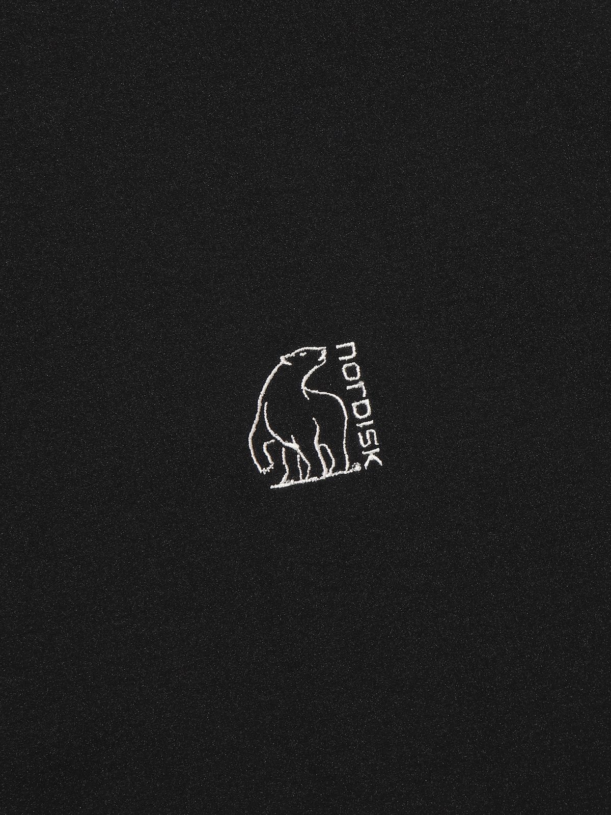 노르디스크(NORDISK) 휘게쿨 후디 반집업 반팔 티셔츠 - M_Black