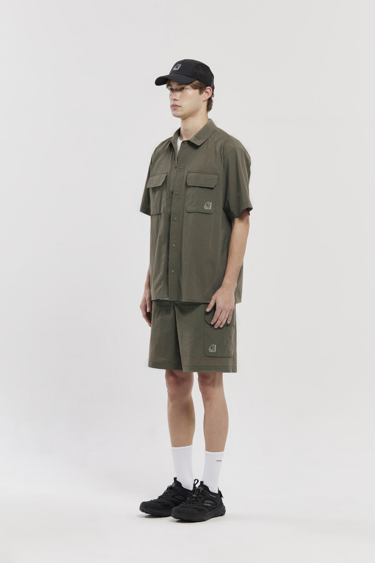 노르디스크(NORDISK) 레이사 캠핑 포켓 반팔 셔츠 - M_Khaki