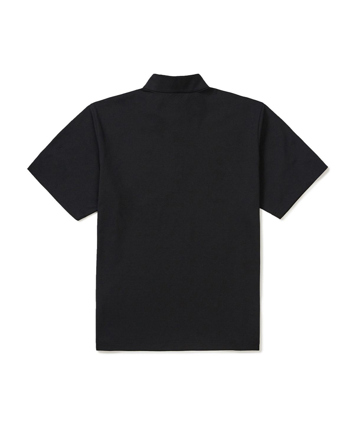 스노우피크 어패럴(SNOWPEAK APPAREL) 퀵드라이 반집업 반팔 티셔츠 (S25MMTZT12) Black