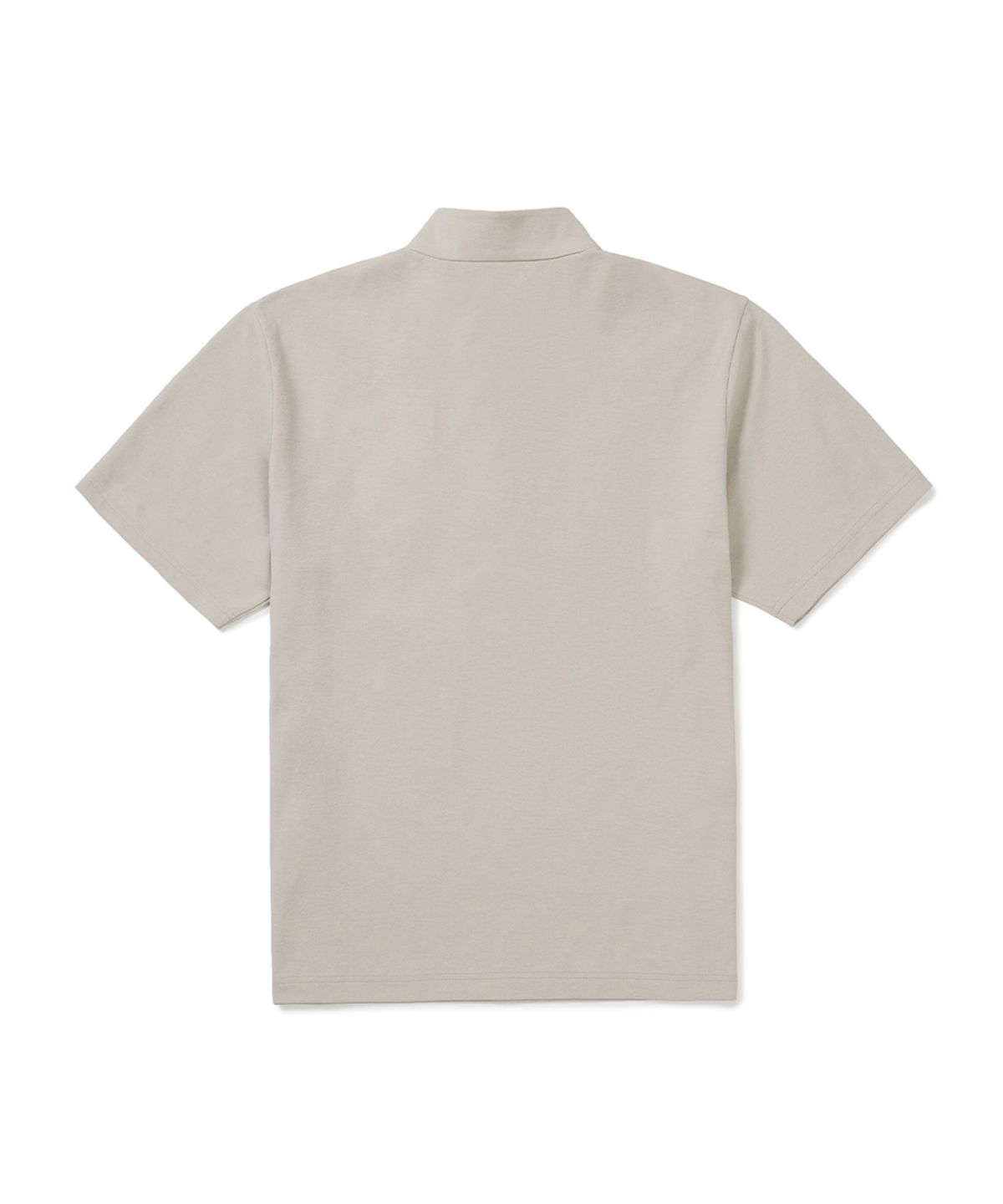 스노우피크 어패럴(SNOWPEAK APPAREL) 퀵드라이 반집업 반팔 티셔츠 (S25MMTZT12) Beige