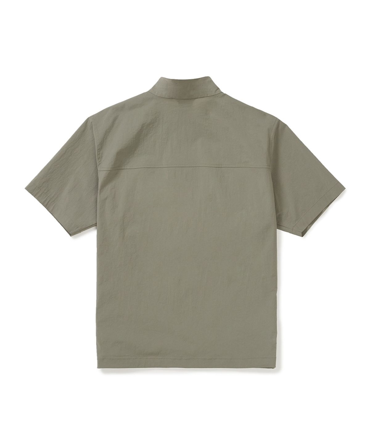 스노우피크 어패럴(SNOWPEAK APPAREL) 루트 스탠드넥 반팔 아노락 (S25MMRAN64) Khaki Gray