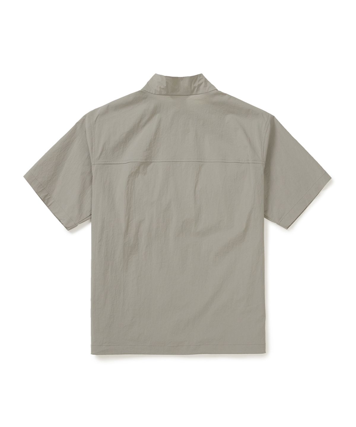 스노우피크 어패럴(SNOWPEAK APPAREL) 루트 스탠드넥 반팔 아노락 (S25MMRAN64) Fog Gray