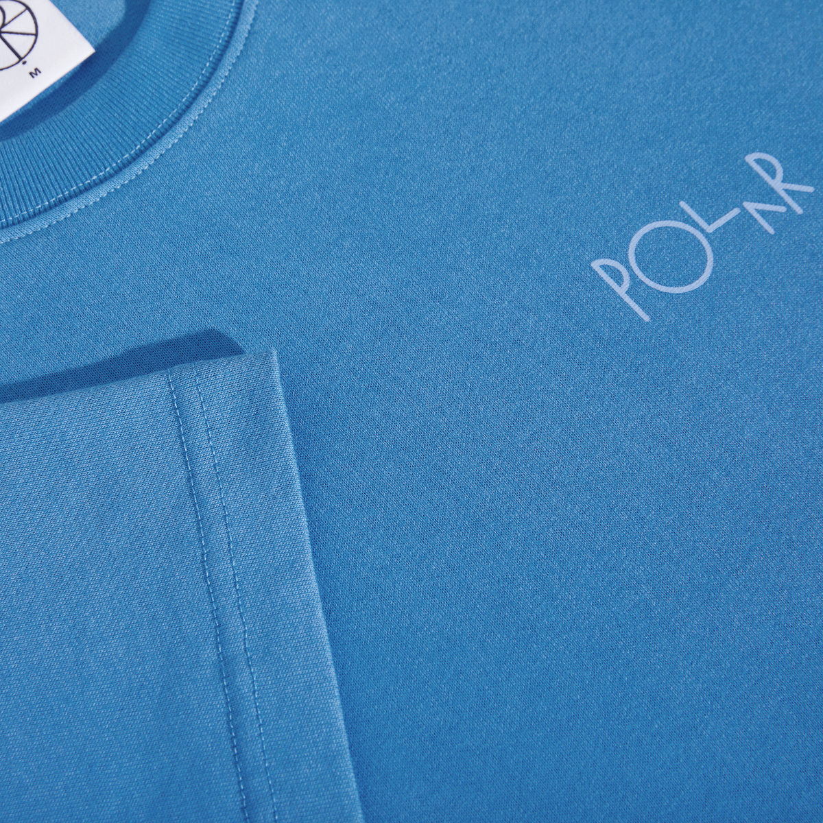 폴라(POLAR) STROKE LOGO CONTRAST TEE [FRENCH BLUE]
