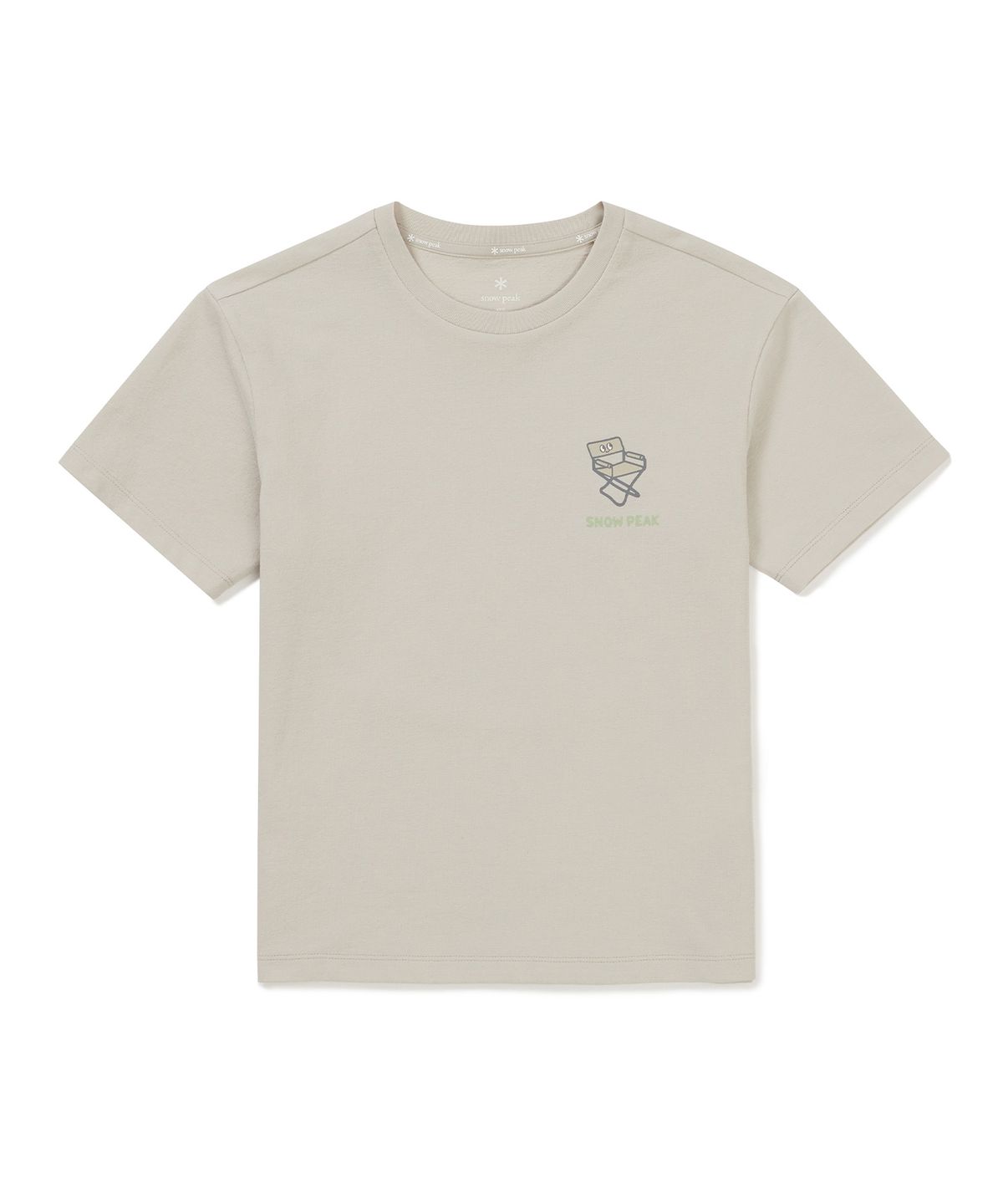 스노우피크 어패럴 키즈(SNOWPEAK APPAREL KIDS) 키즈 소로나 캠핑 반팔 티셔츠 (S25MKFTS93) Sand Beige