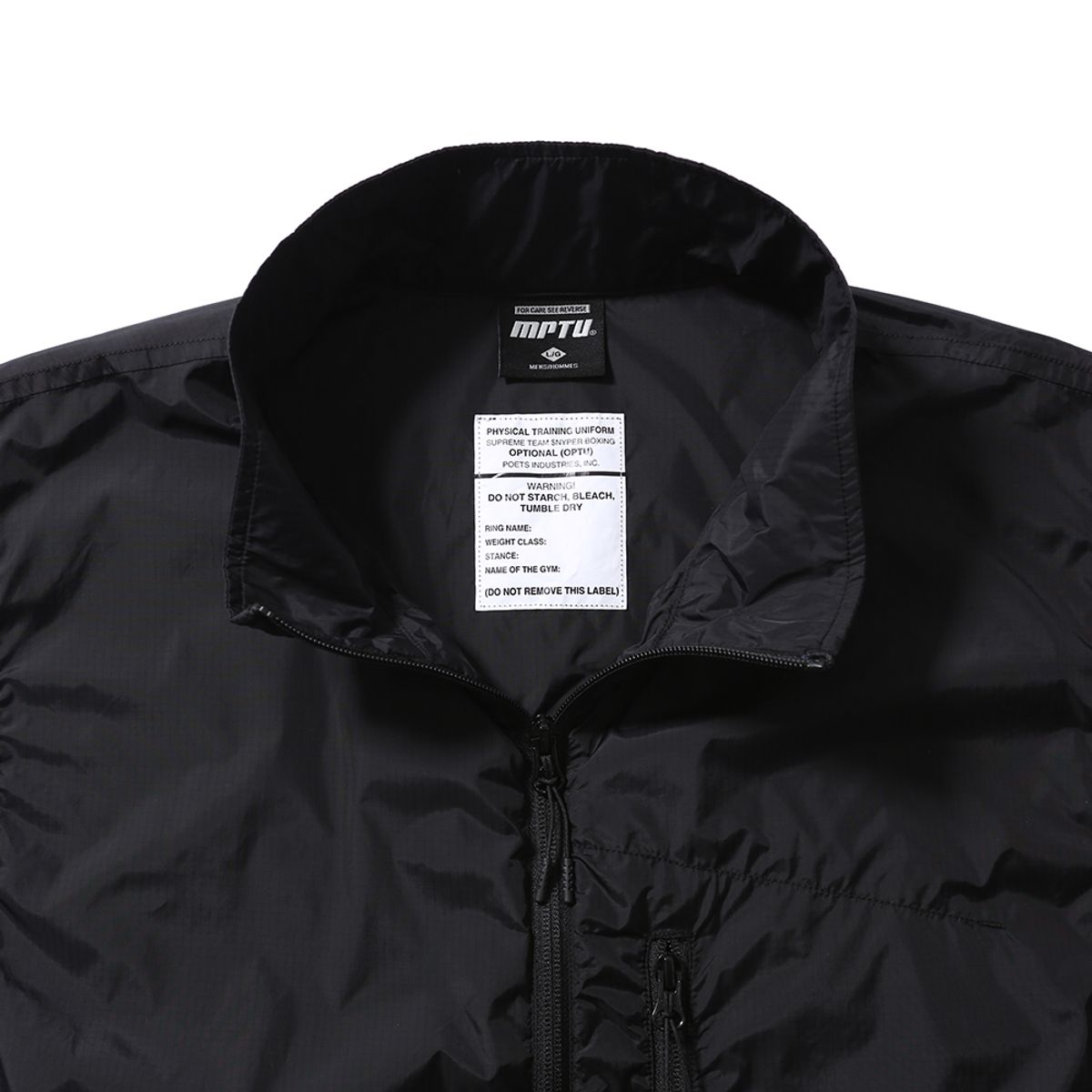 엠피티유(MPTU) [SS24] TRACK VEST, OPTU / BLACK