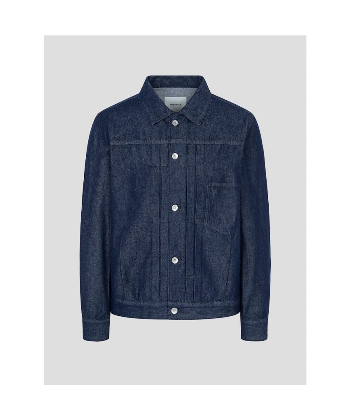 빈폴 멘(BEANPOLE MEN) 데님 트러커 셋업 재킷  네이비 (BC5311C63R)