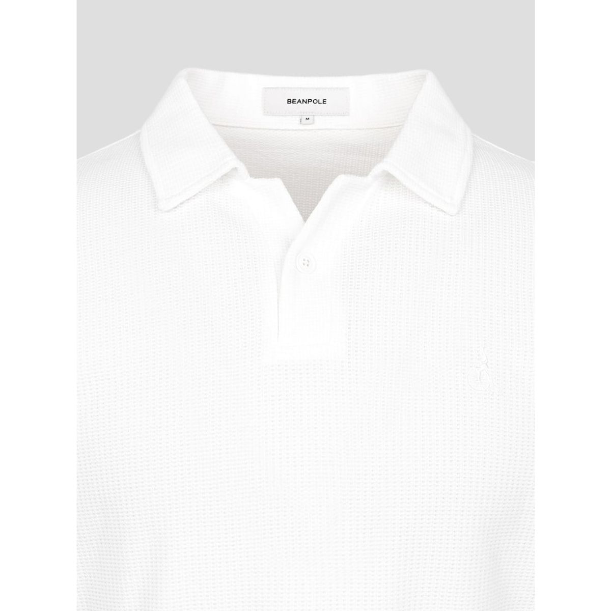 빈폴 멘(BEANPOLE MEN) 오픈넥 반소매 티셔츠  화이트