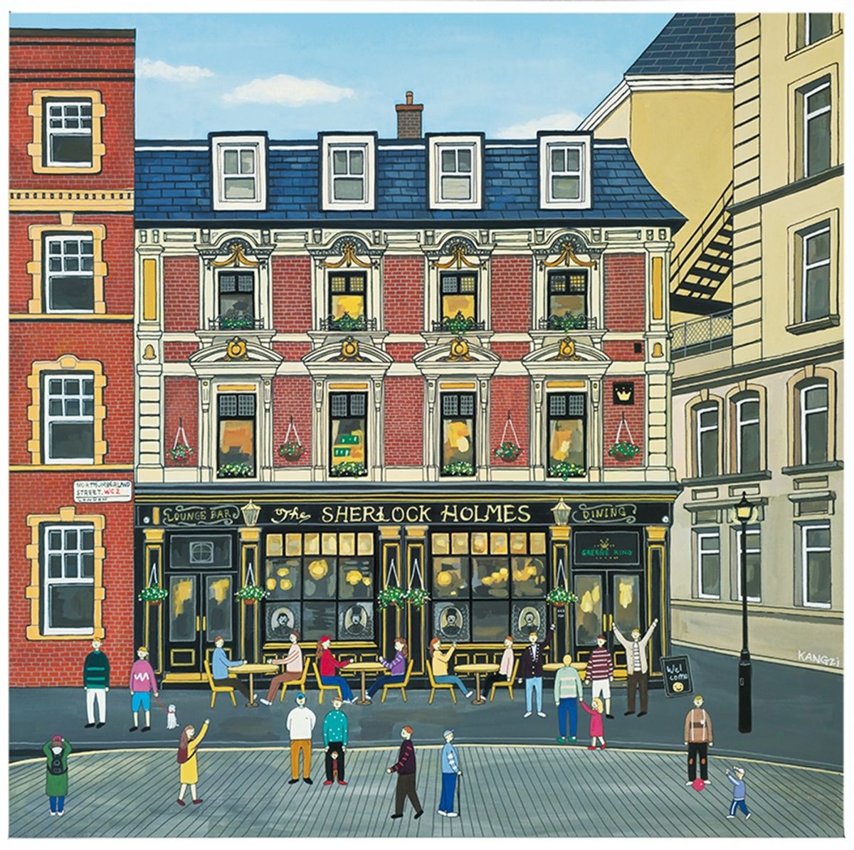 갤러리티(GALLERYT) London - 강지 작가 포스터 액자 50x50cm